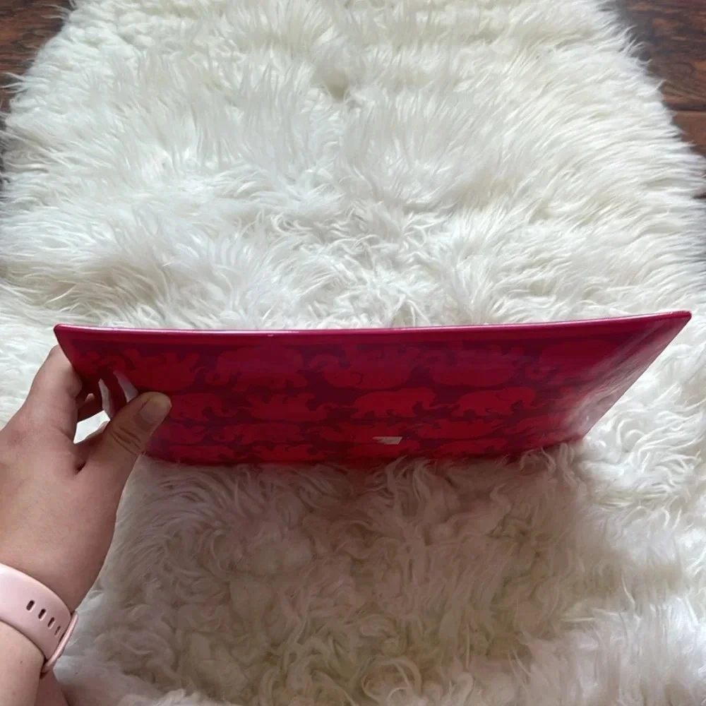 Lilly Pulitzer Glass Tray Tusk in Sun Design Jewelry Tray